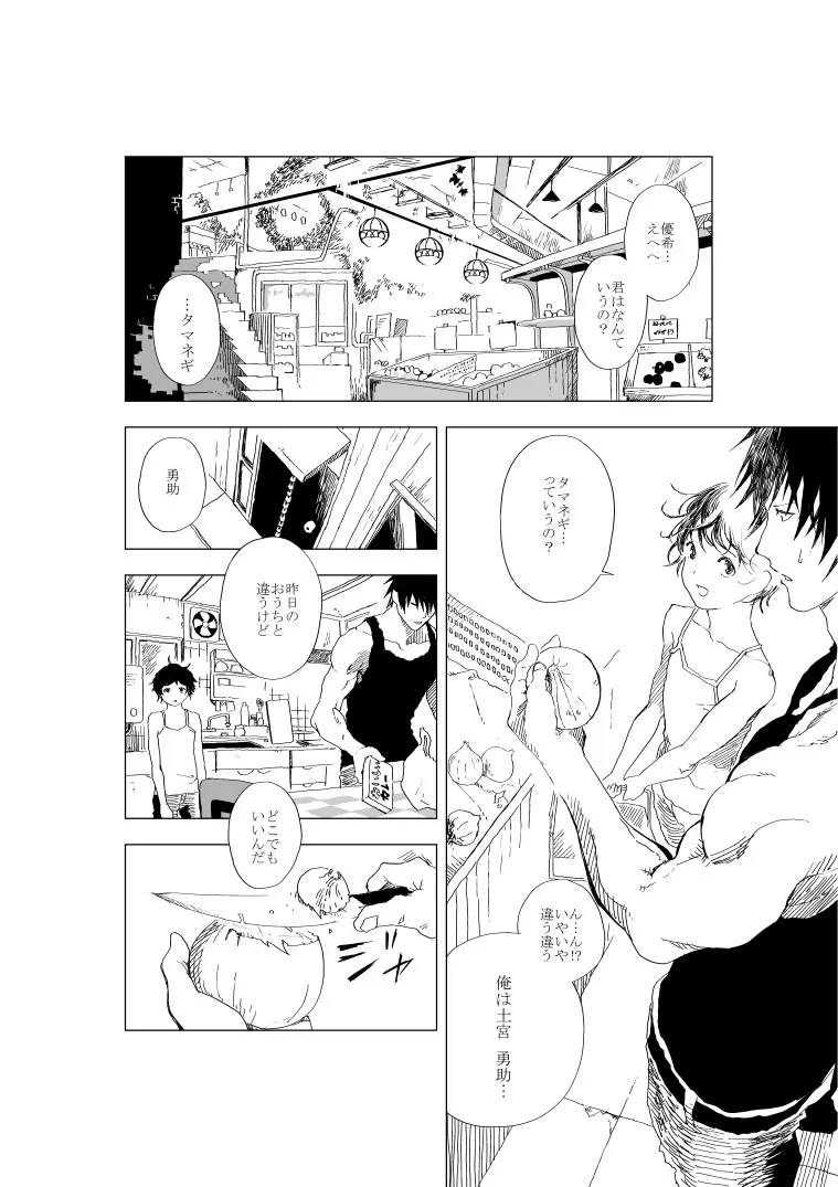 少年とおっさんが半壊した世界で乳繰り合うお話 Page.29