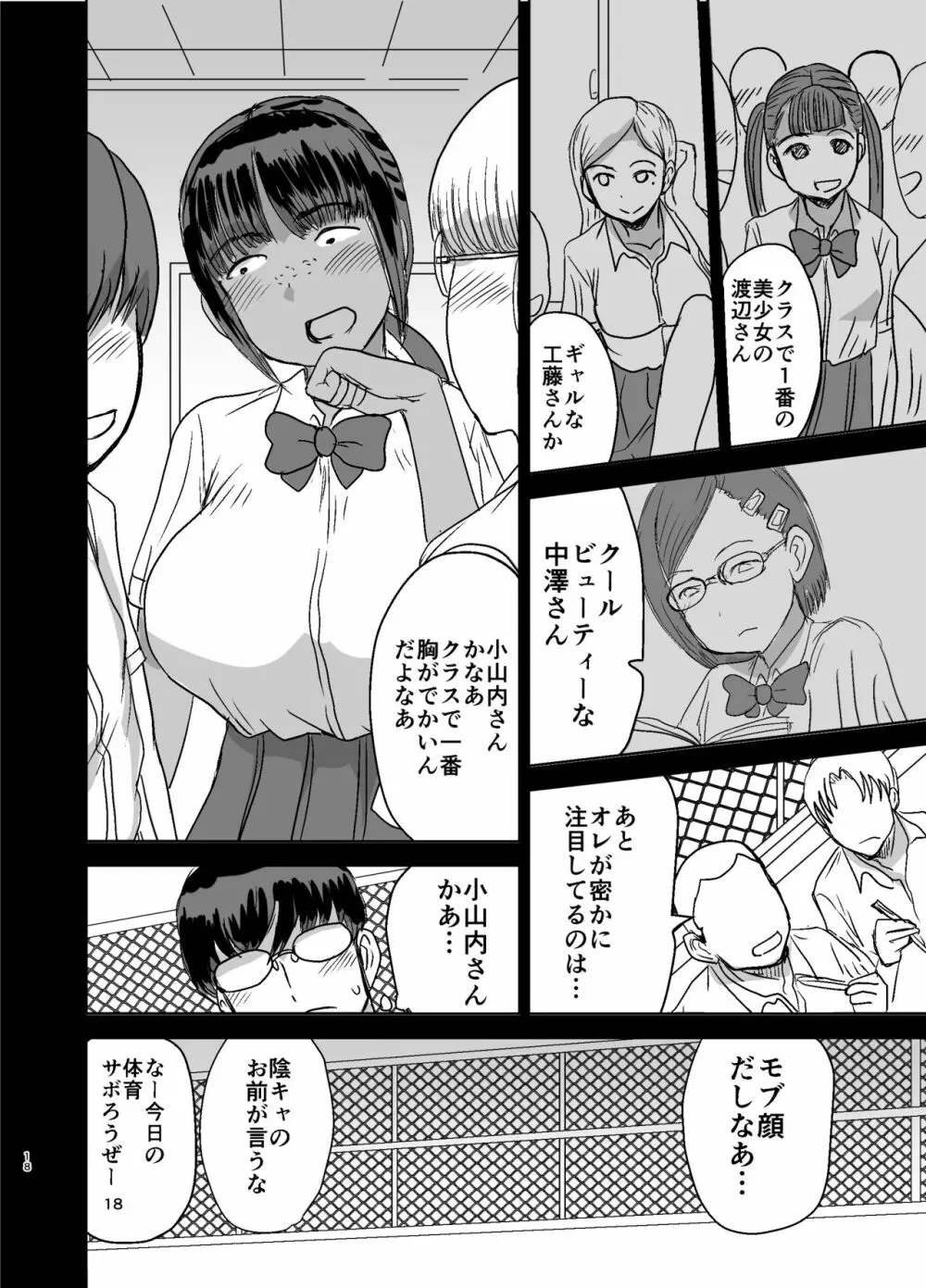 モブ顔爆乳の同級生をオレのいいなりのセフレにしてやった… Page.19