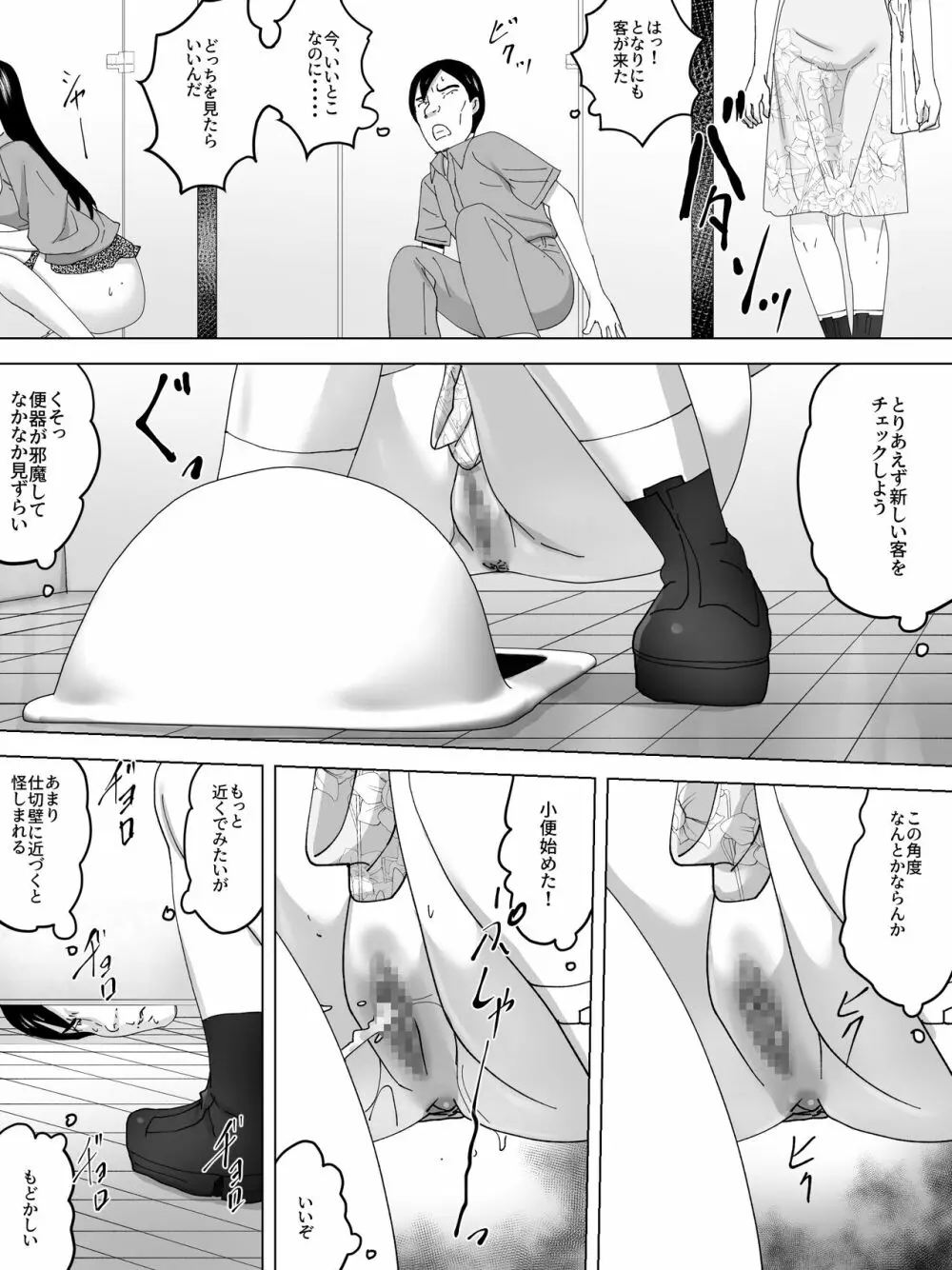 隙間から見える尻~女子便所覗き~ Page.10
