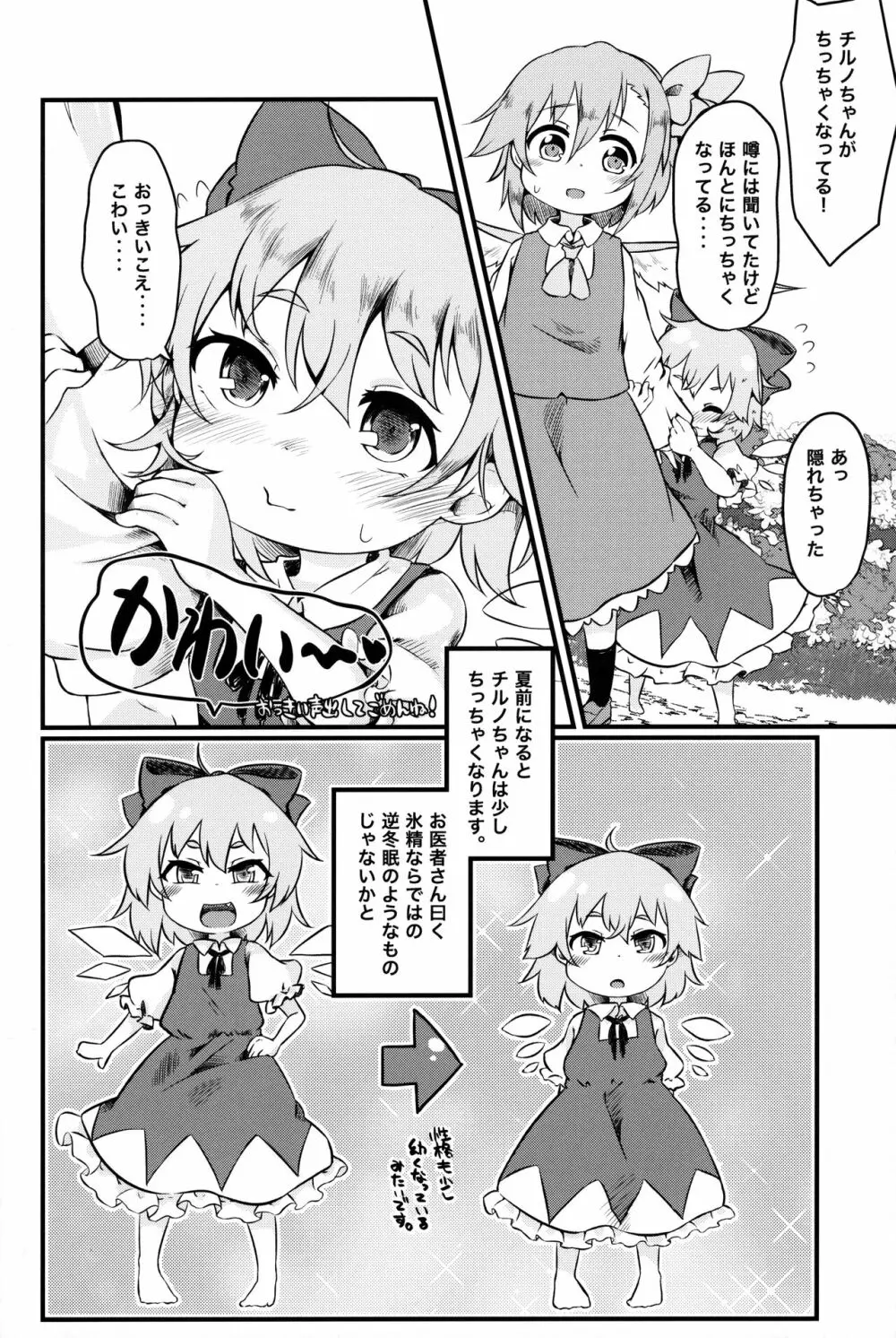 ちっちゃいチルノちゃんが可愛すぎるのがいけないんだからね Page.5