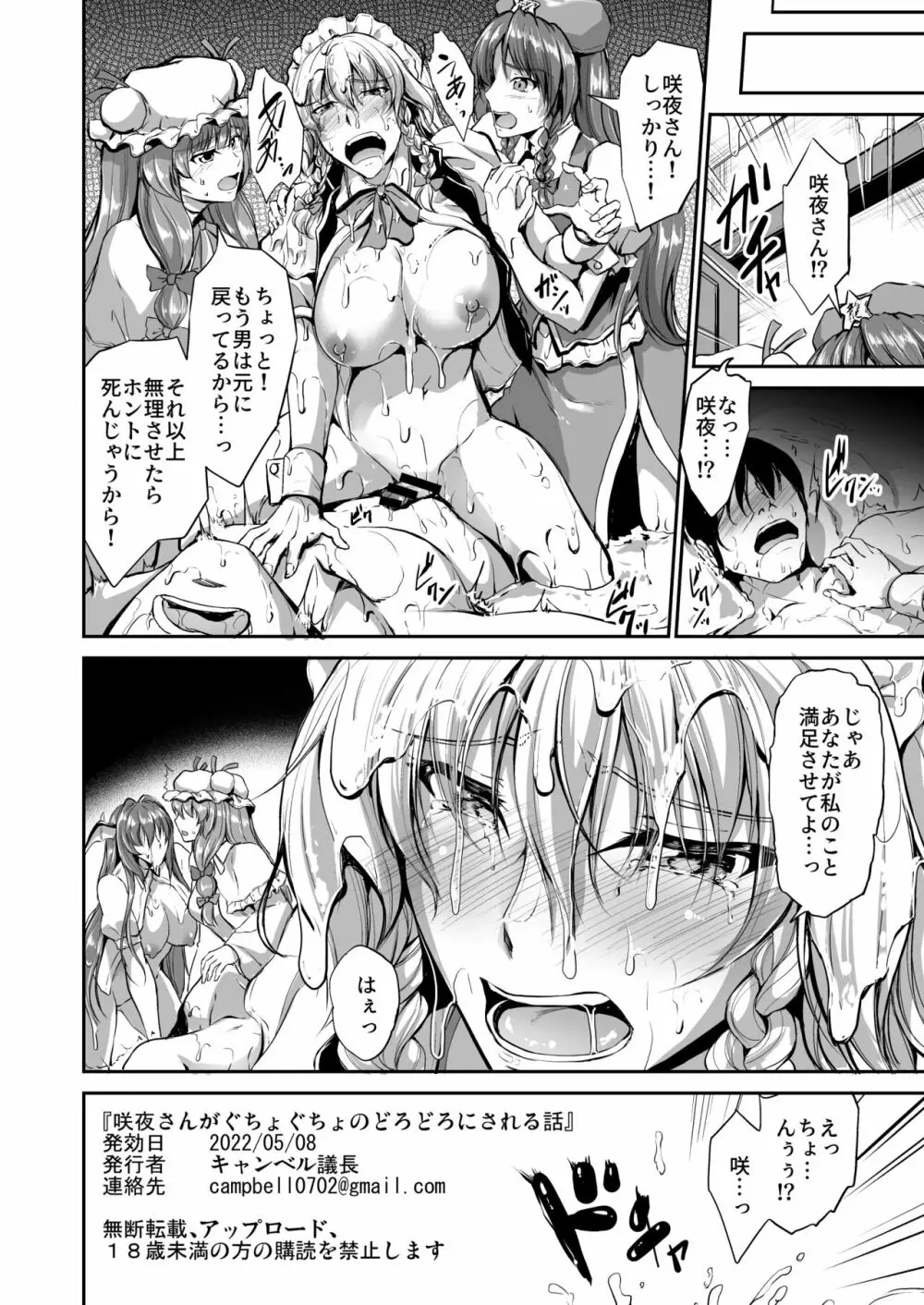 咲夜さんがぐちょぐちょのどろどろにされる話 Page.23