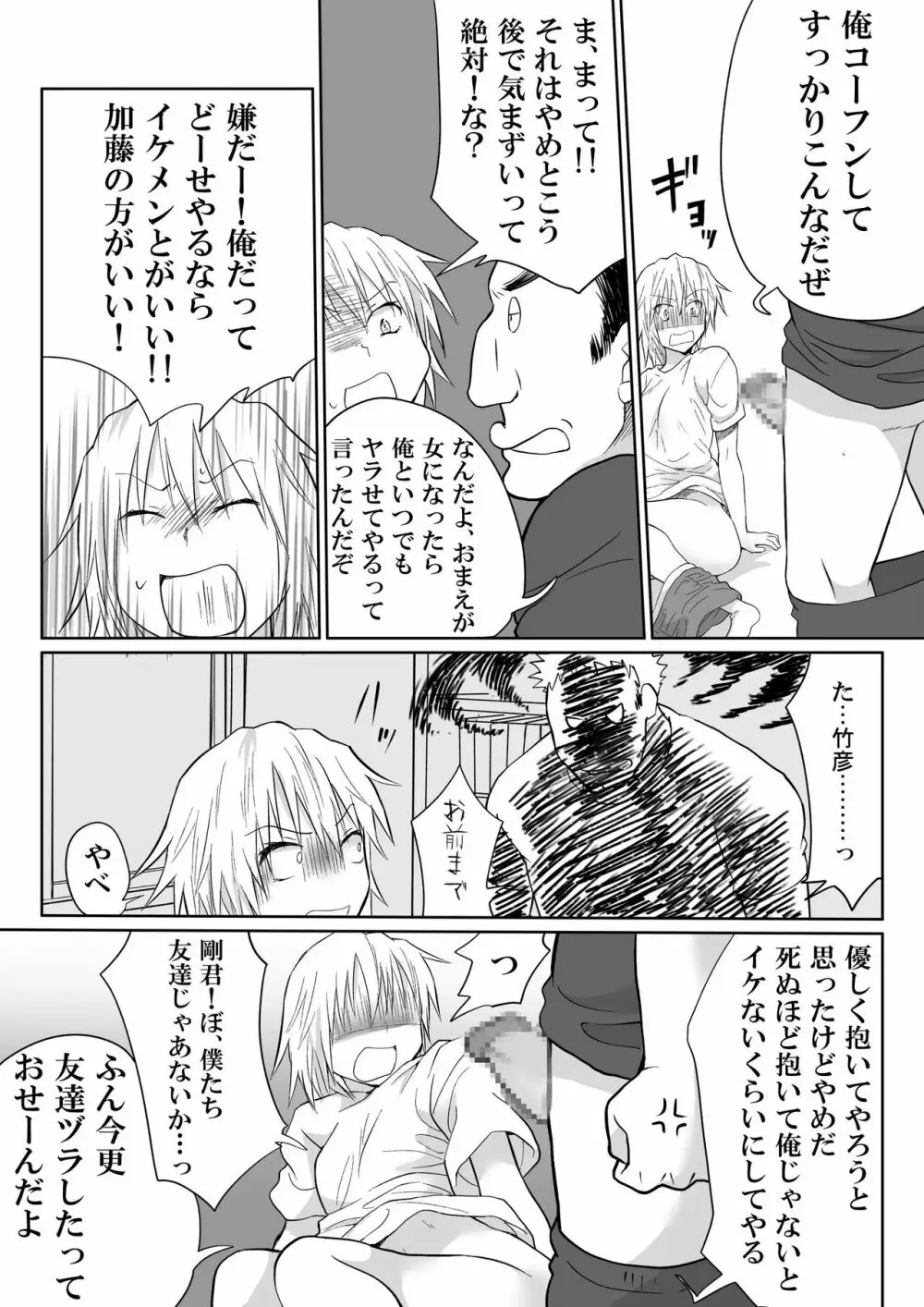 三下の俺が美少女になって犯されるわけがない! Page.10