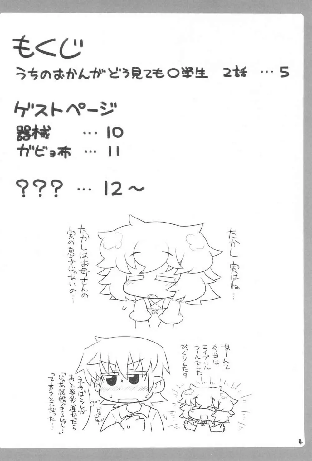 うちのおかんがどう見ても〇学生2 Page.4