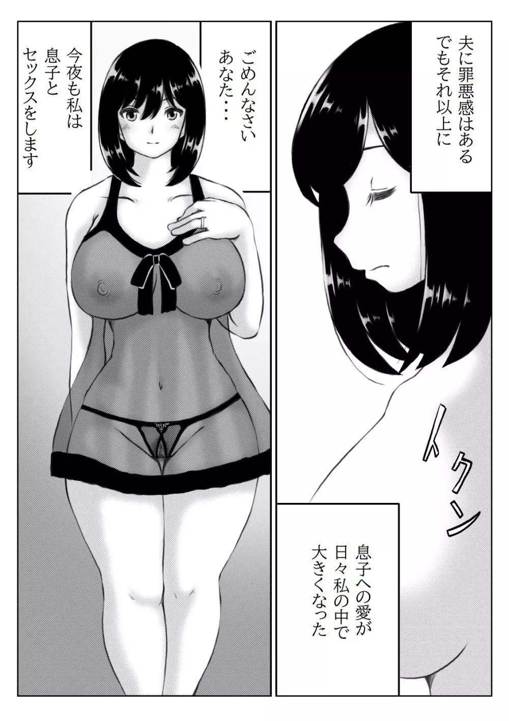 母さんのパンツから始まる近親相姦 Page.22