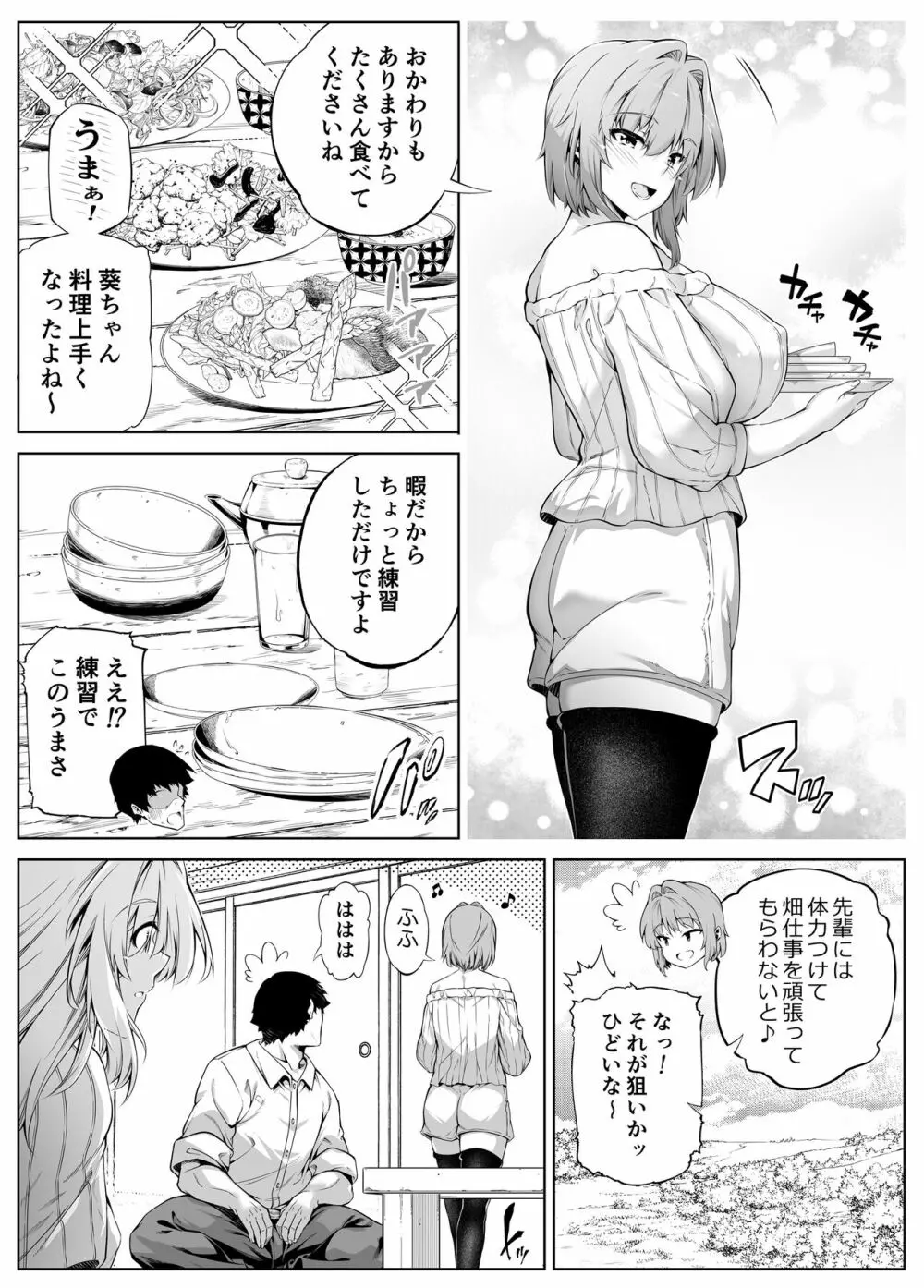 夏のヤリなおし3 -田舎と離れと美人姉妹- Page.25