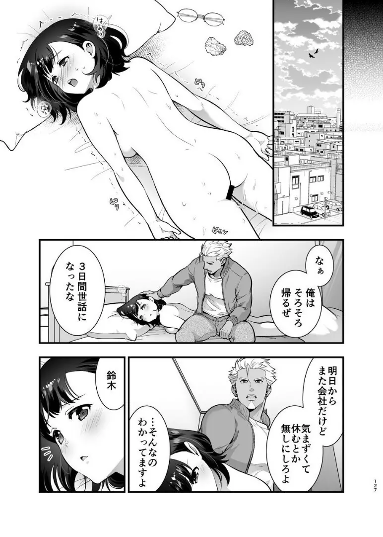 性欲を持て余す地味でネクラな私がガテン系上司に喰べられる3日間 Page.128