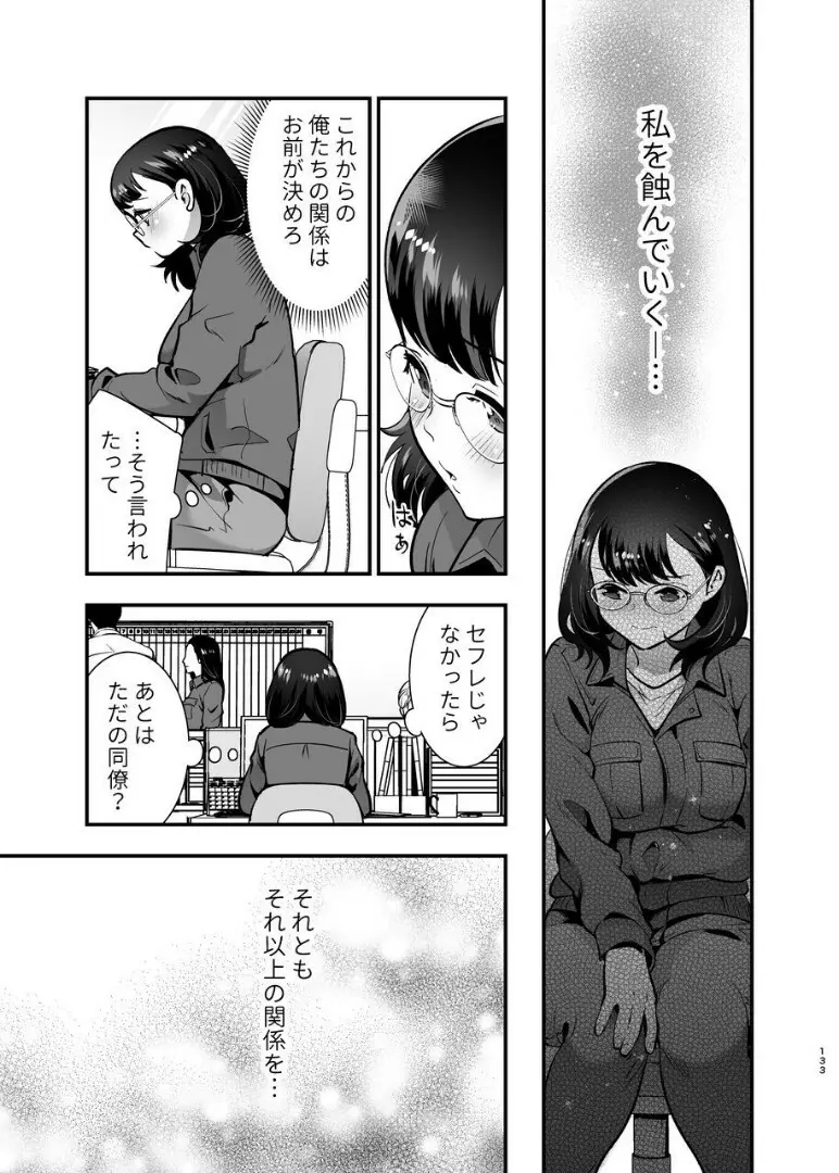 性欲を持て余す地味でネクラな私がガテン系上司に喰べられる3日間 Page.134