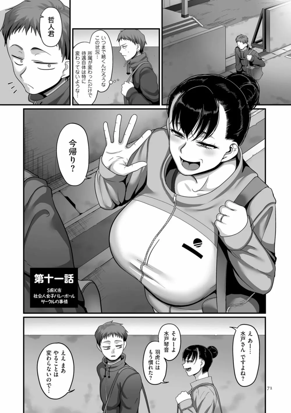 S県K市 社会人女子バレーボールサークルの事情 2 Page.71