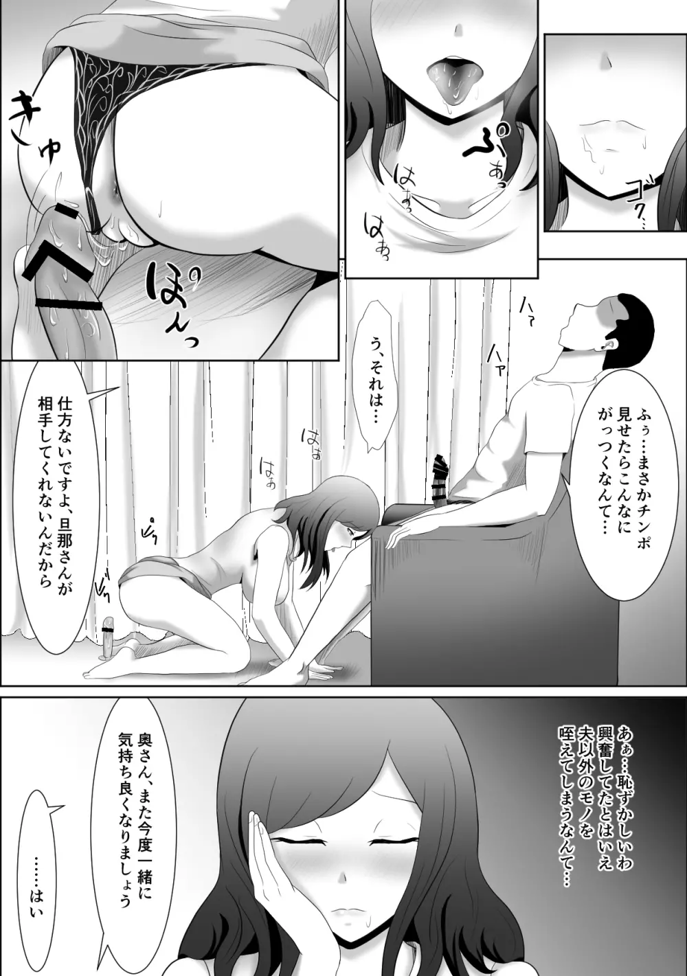 単身赴任中の夫が居ぬ間に性欲を満たす妻 Page.13