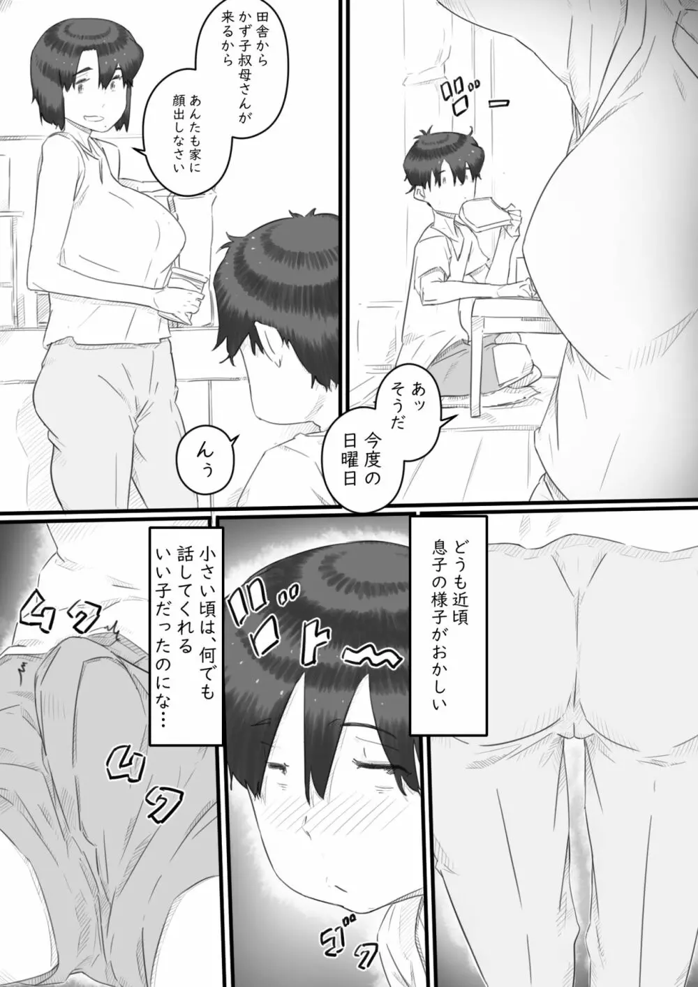 一人暮らしの息子の部屋で…‐母と息子の秘密の関係‐ Page.3