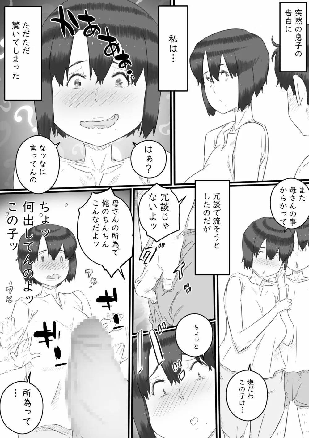 一人暮らしの息子の部屋で…‐母と息子の秘密の関係‐ Page.6