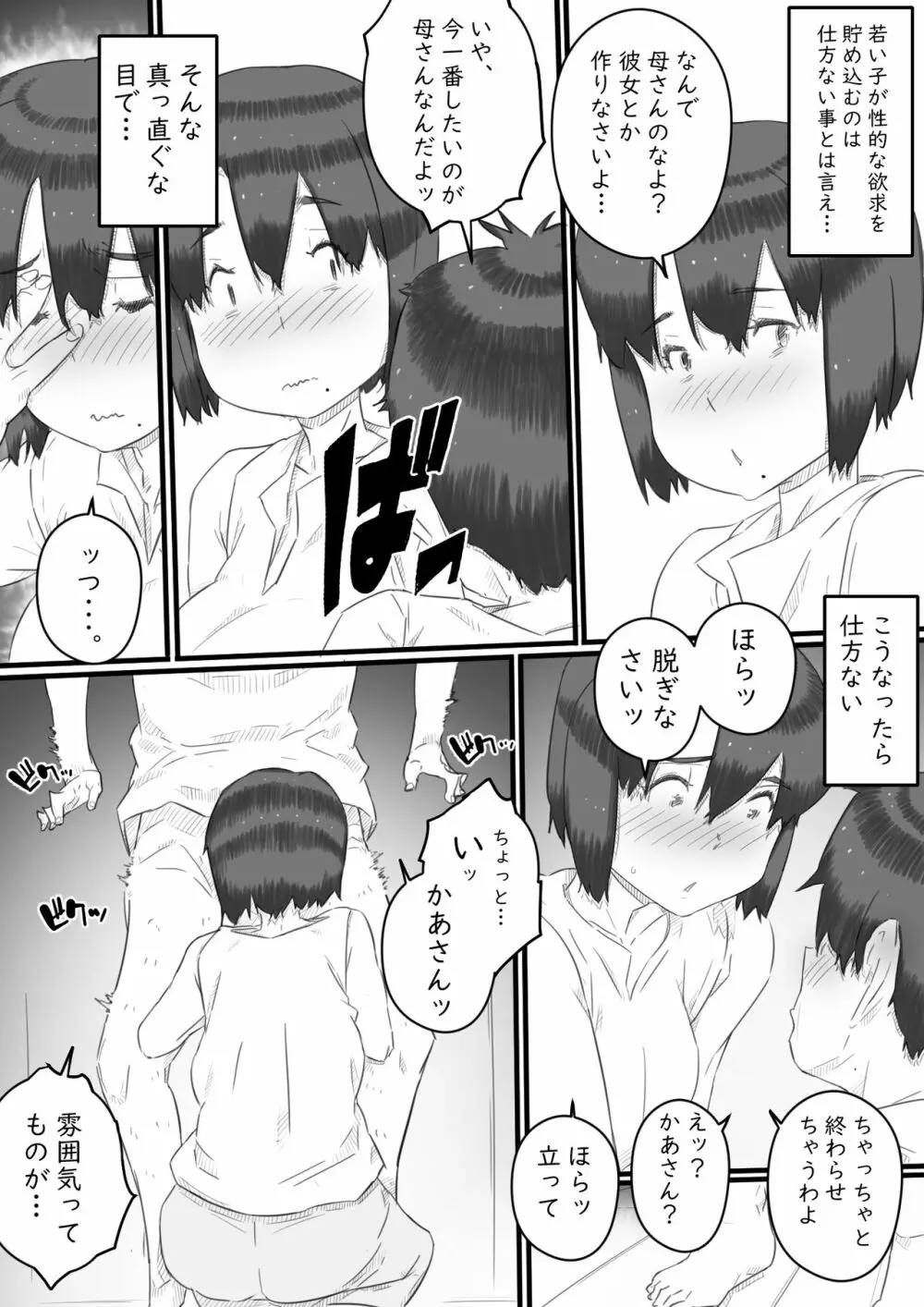 一人暮らしの息子の部屋で…‐母と息子の秘密の関係‐ Page.8