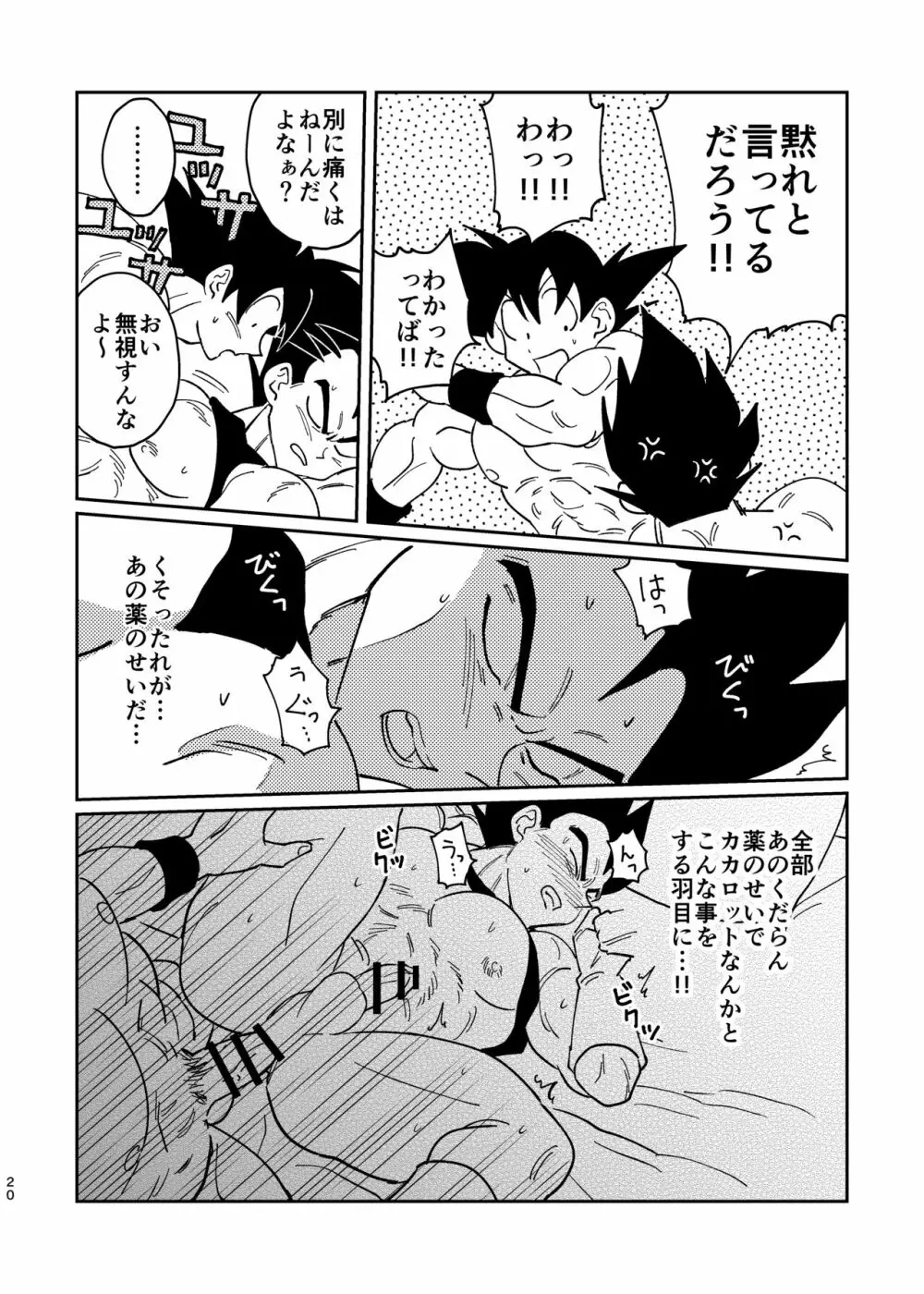 【web再録】悟空とベジータのボーイズラブ Page.18