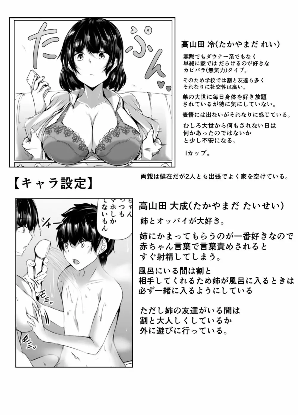 弟のエッチなイタズラに寛容すぎる無気力な姉 Page.39