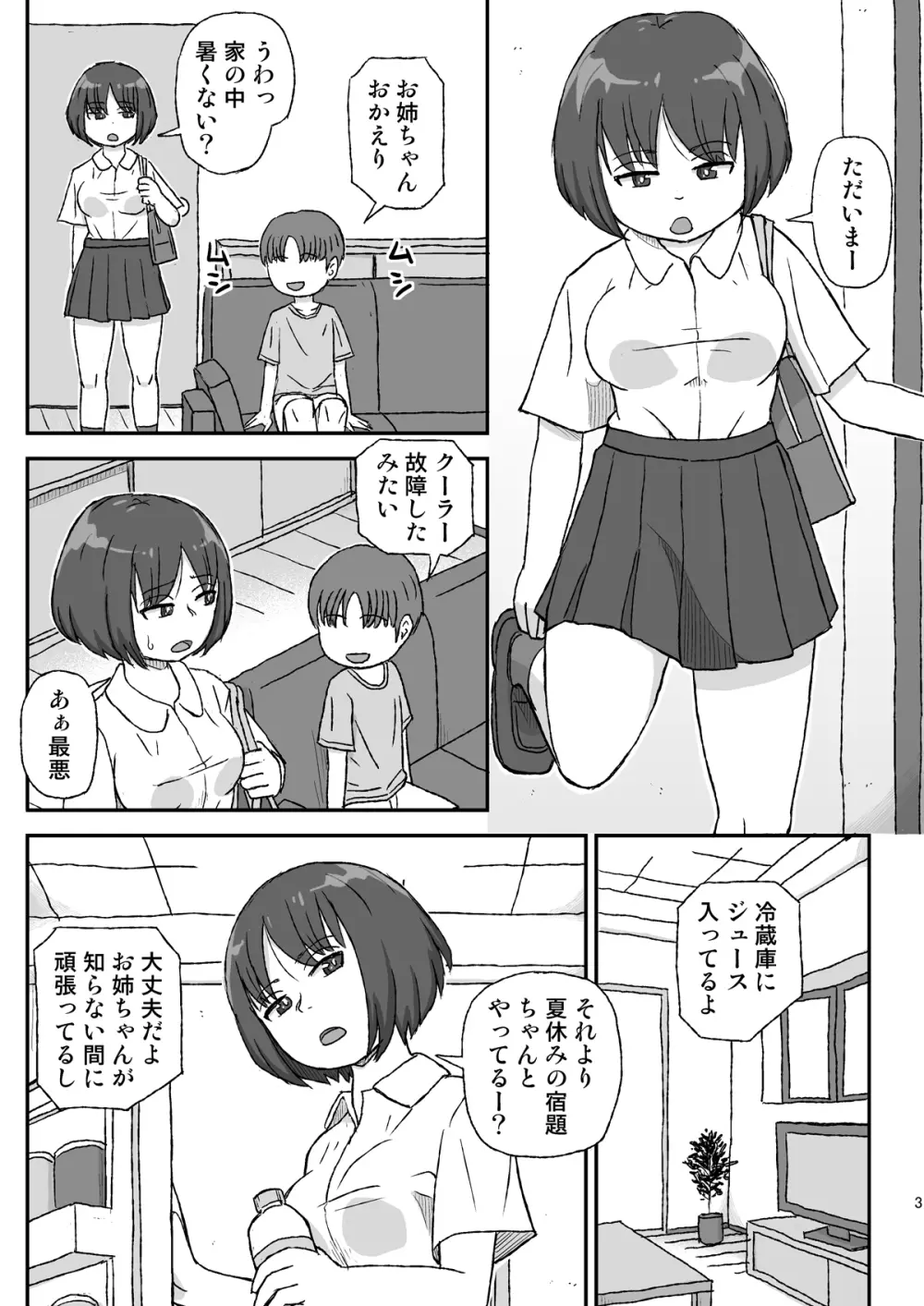 お姉ちゃんは何日で妊娠するのか Page.3