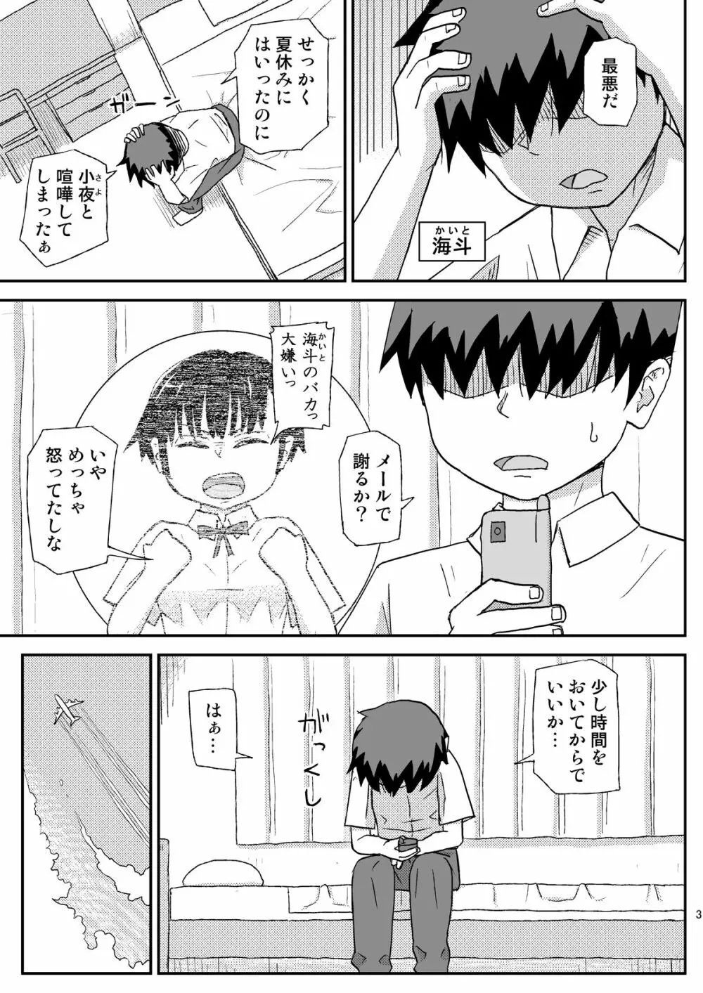 おじさんのなつやすみ Page.3