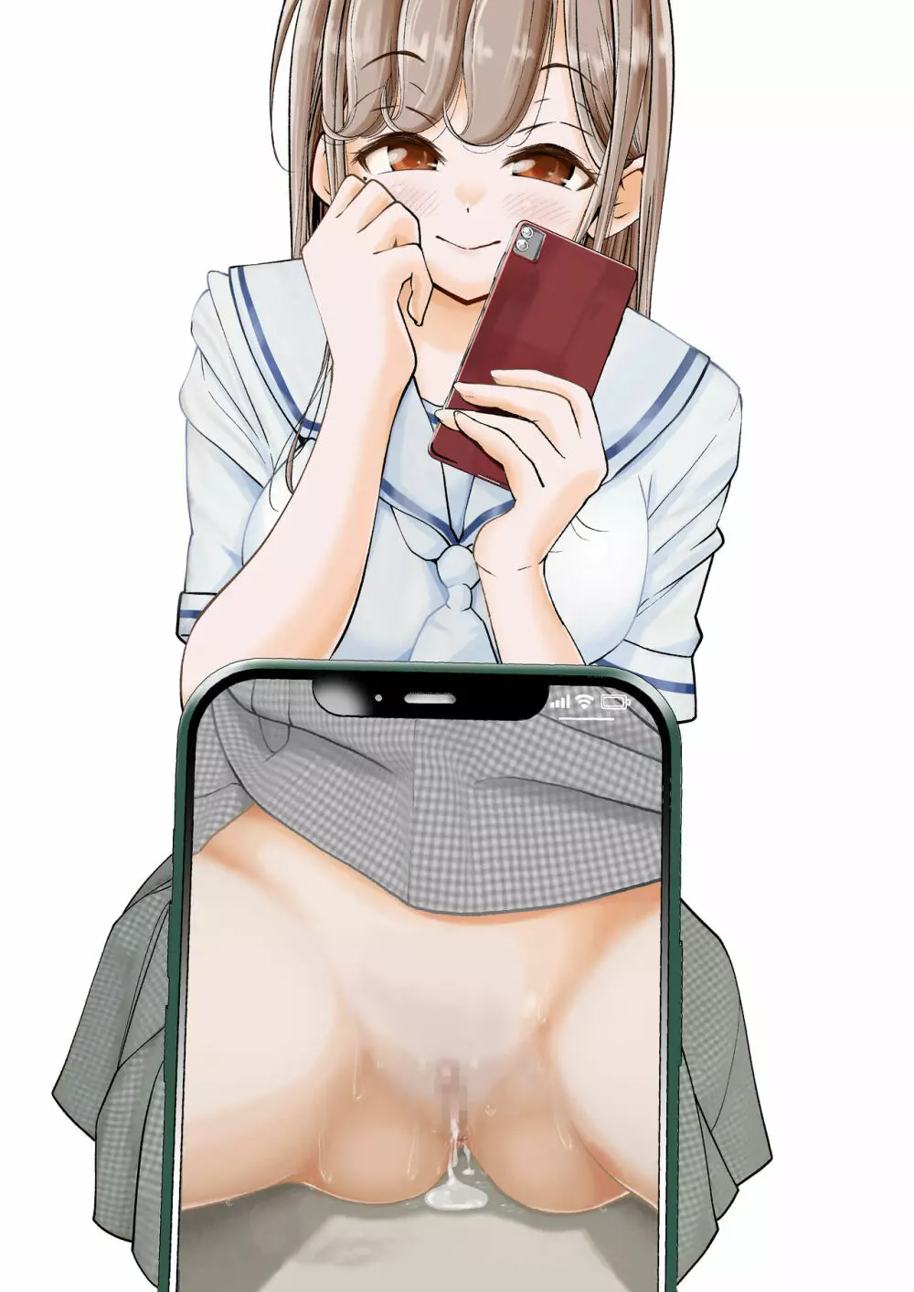 教え子JKがエロ写メ送って誘ってくる! Page.64