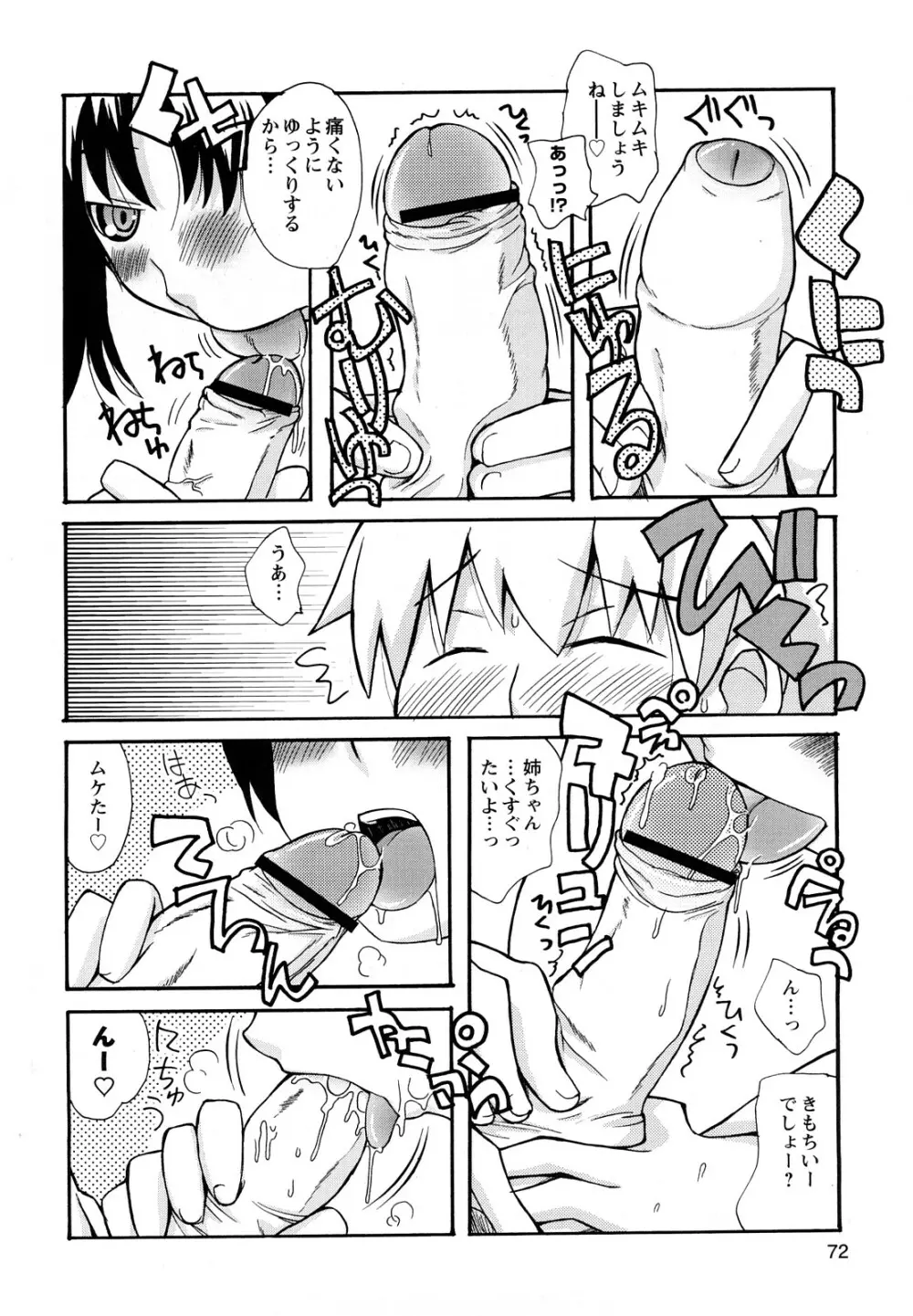 ぼくだって姉とセックスしてみたい！ Page.74