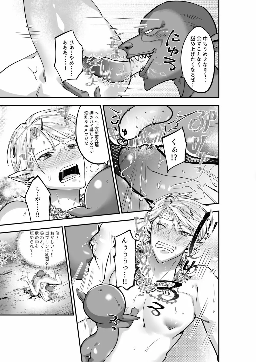 双子エルフのバカンスレイプ ゴブリンの赤ちゃんを孕んじゃう Page.10