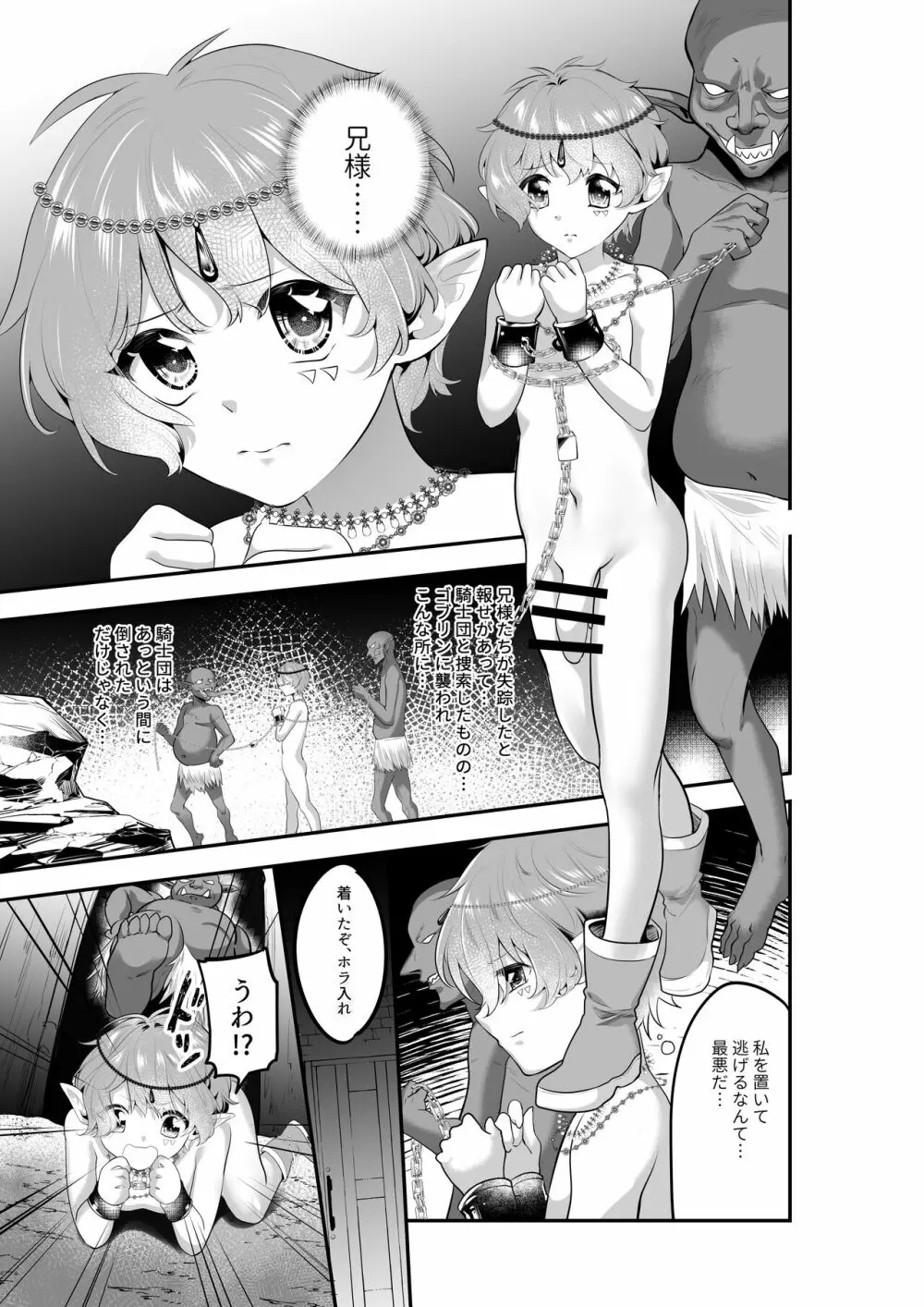 双子エルフのバカンスレイプ ゴブリンの赤ちゃんを孕んじゃう Page.28