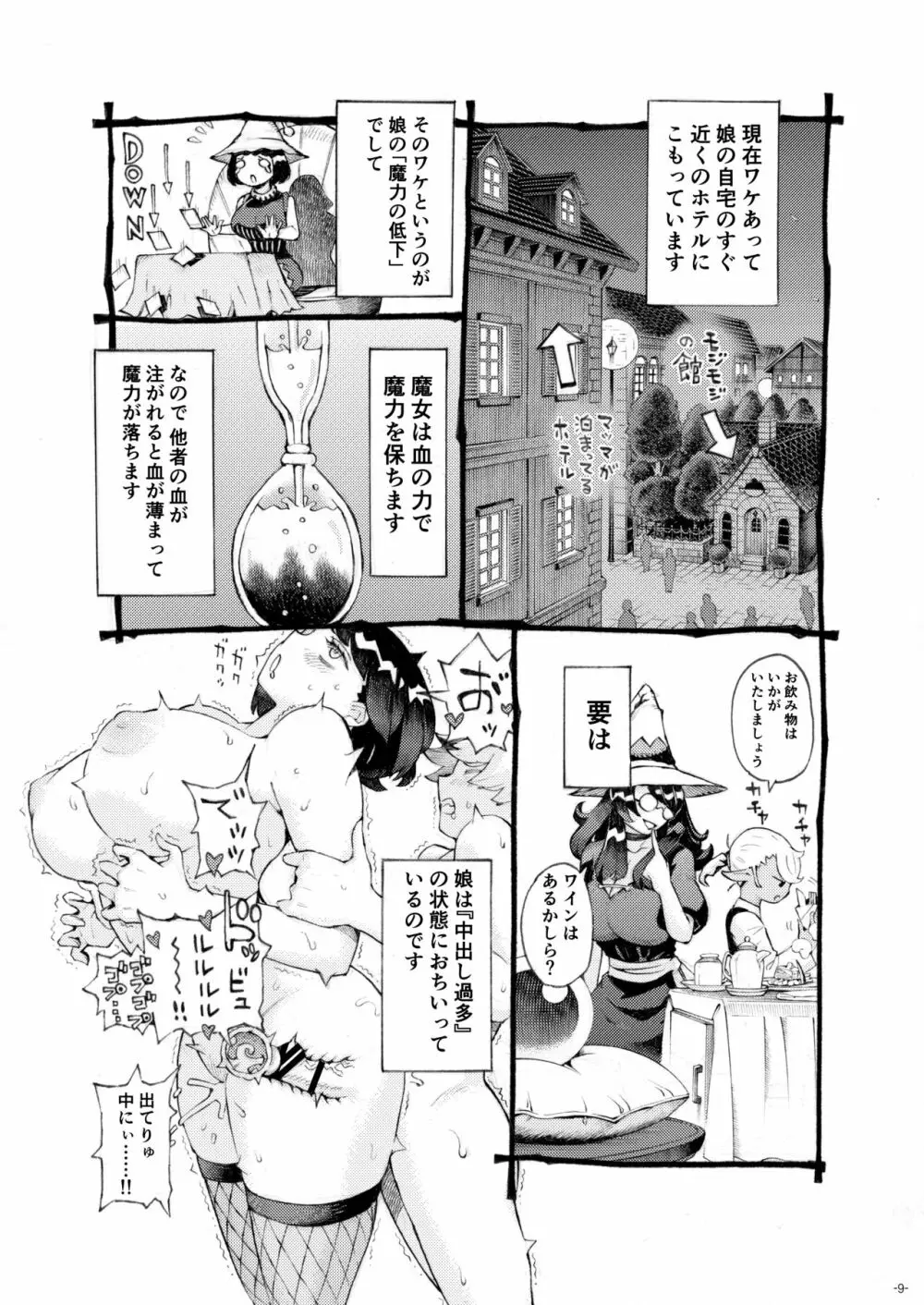 魔女は結局その客と4～ママ編～ Page.9