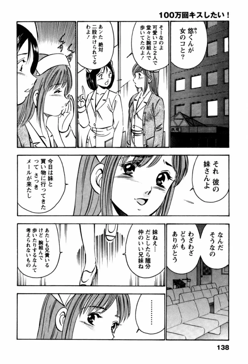 100万回キスしたい！ 第01巻 Page.141