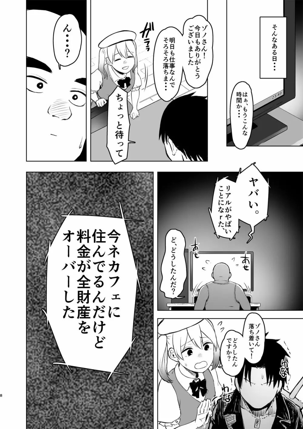 親に捨てられたから、仕方なく身体売ってゲームする。１ Page.8