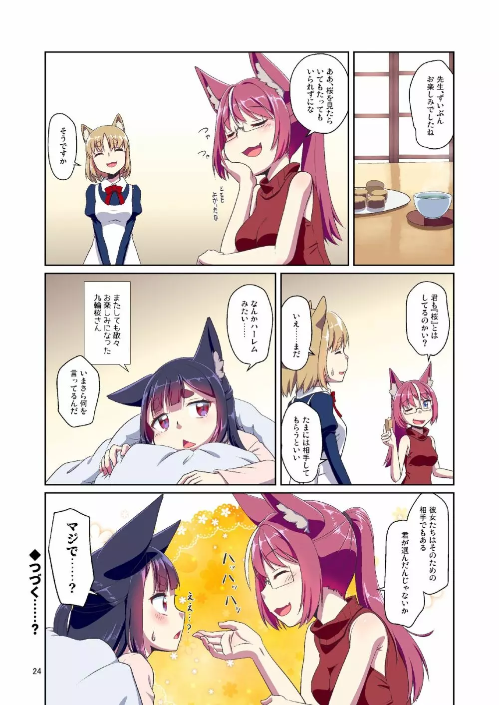 目が覚めたらケモミミ少女になっていたお話 2 Page.24