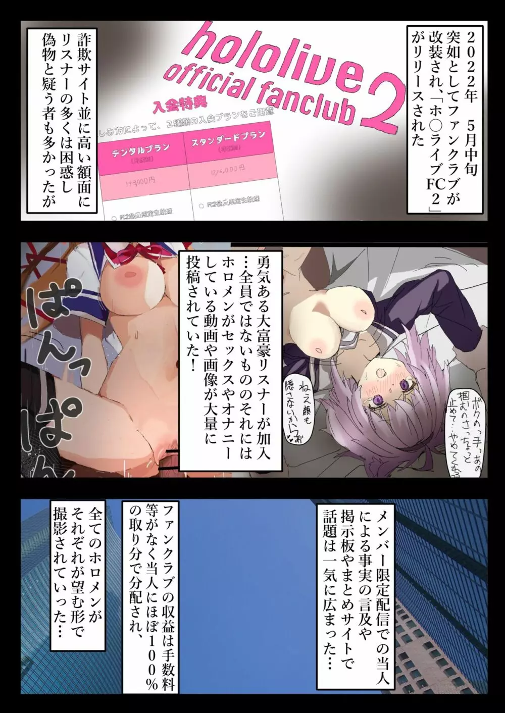 白上フ〇キがAV撮っちゃう本。 Page.2