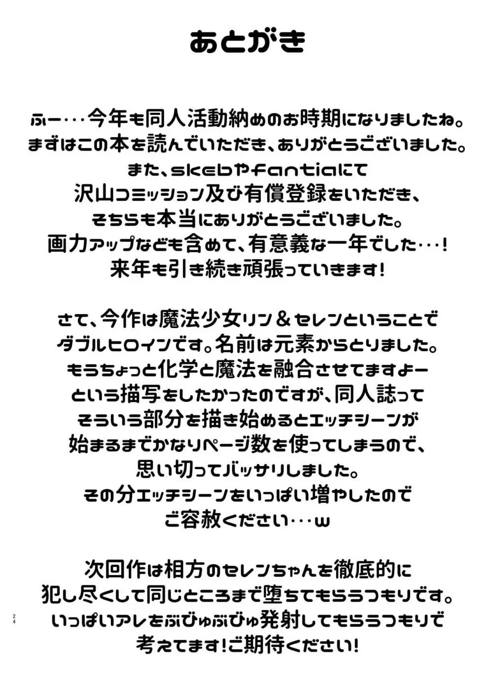 魔法少女リン&セレン――人格矯正悪堕ち リンの場合―― Page.24