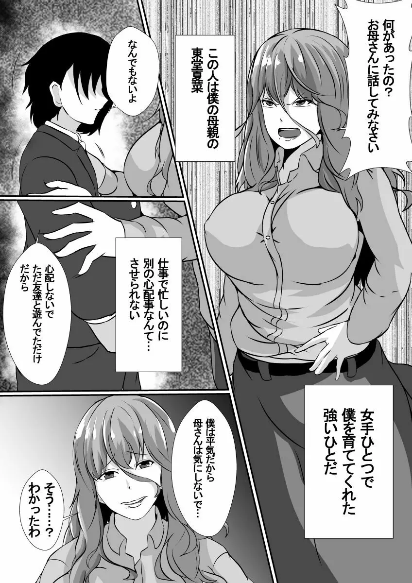 女手一つで僕を育ててくれた母さんがいじめっ子のチャラ男たちに寝取られました Page.5