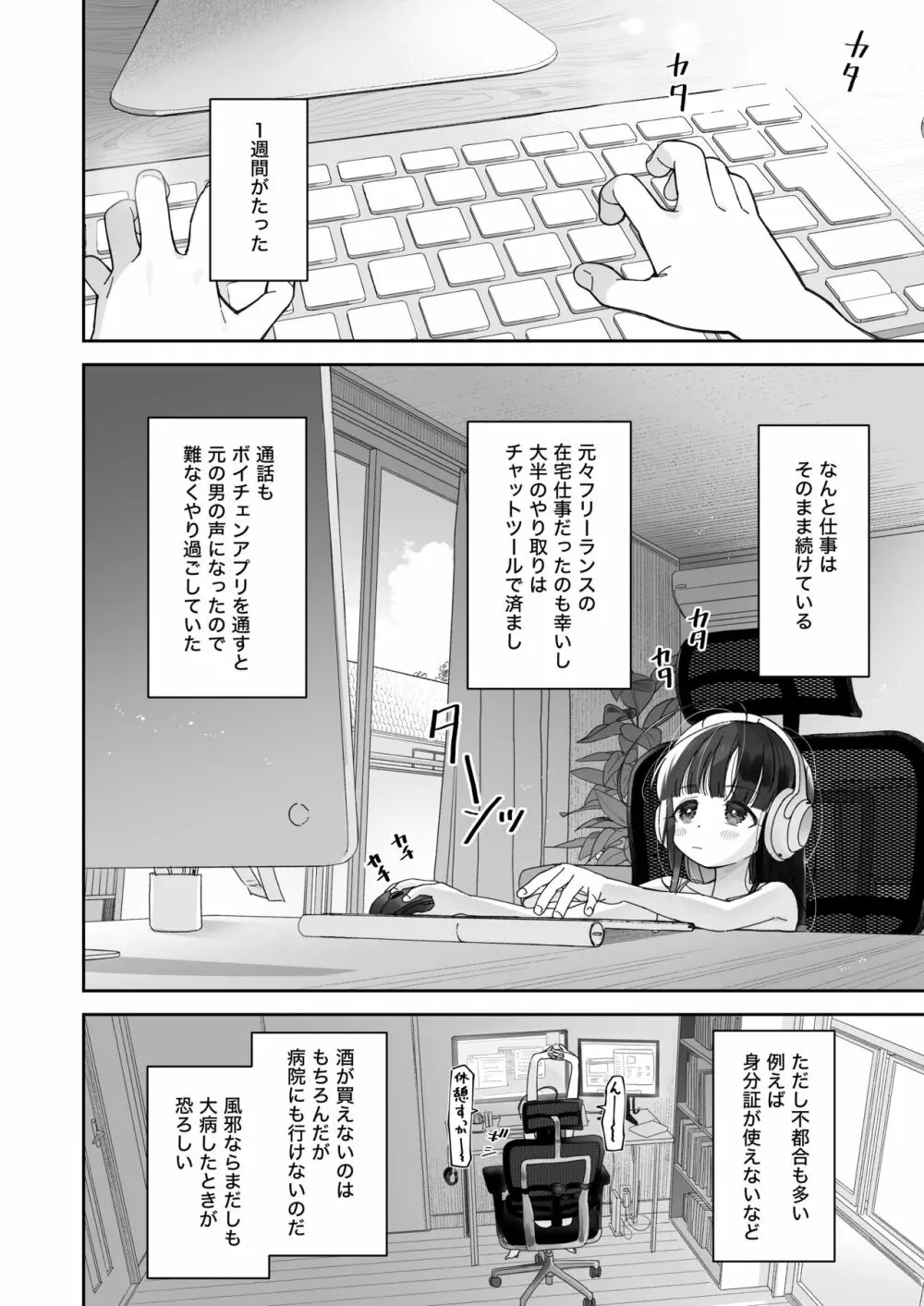TSロリおじさんの冒険 オナニー編 Page.15