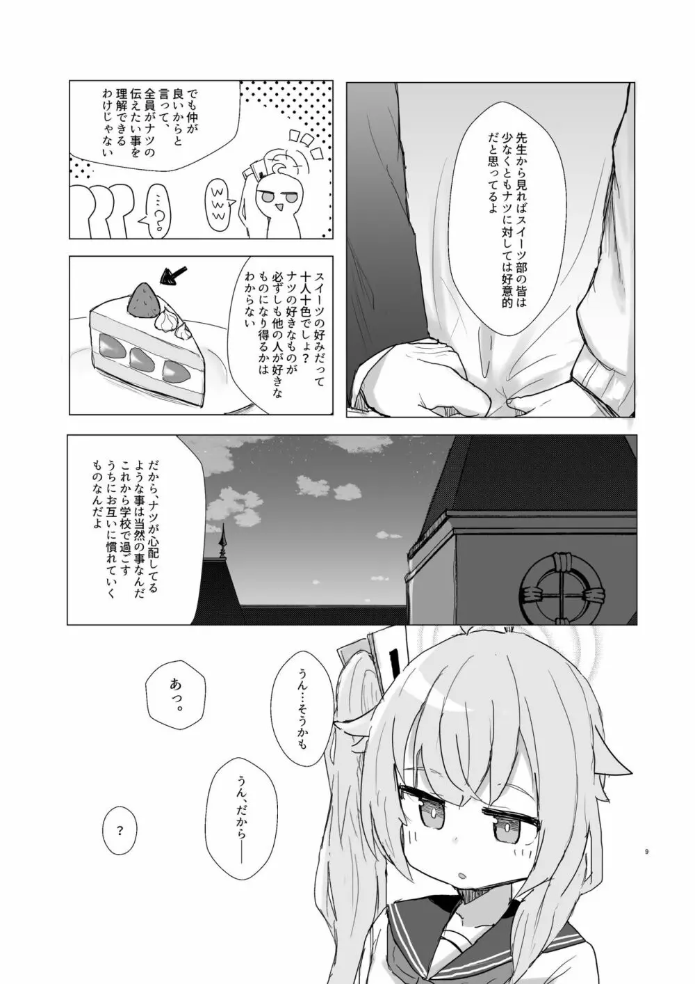 どんな悲しみでもスイーツがあれば和らぐものだ。〜All Sorrows Are Less With Sweets. Page.10