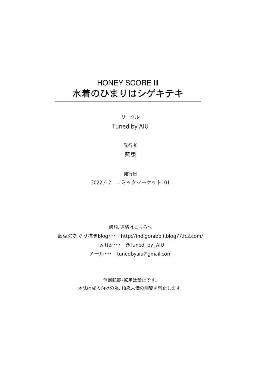 HONEY SCORE III 水着のひまりはシゲキテキ Page.22