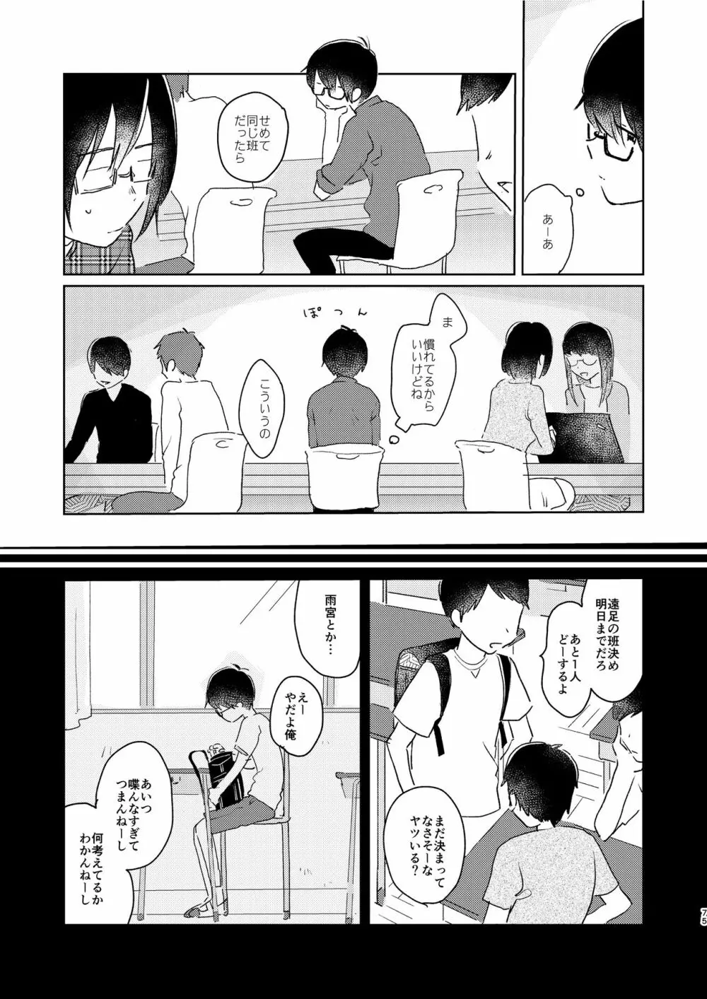 ぼくらの夏のはじめかた/この夏を終わらせないために Page.77