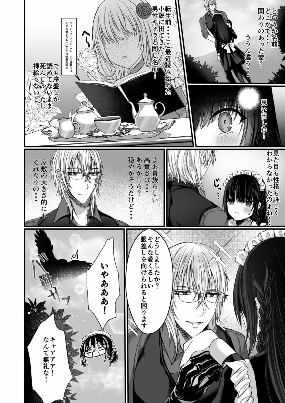 散りゆく黒百合～転生メイドは旦那様の執着から逃れられない～ Page.9