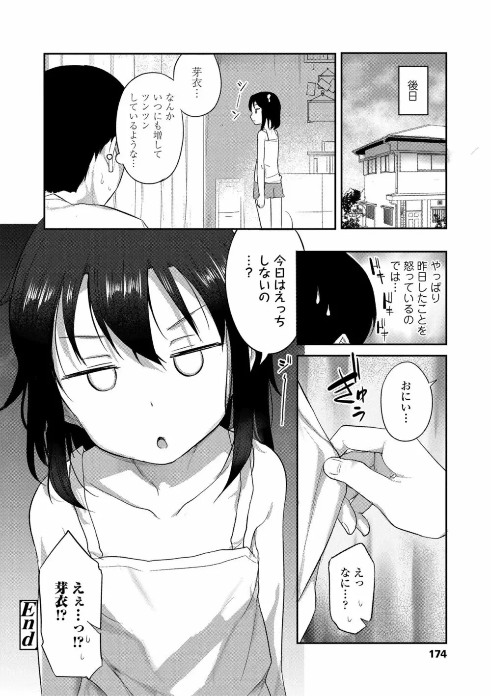 妹の裸を見て興奮するなんて変なお兄ちゃん♡ Page.176