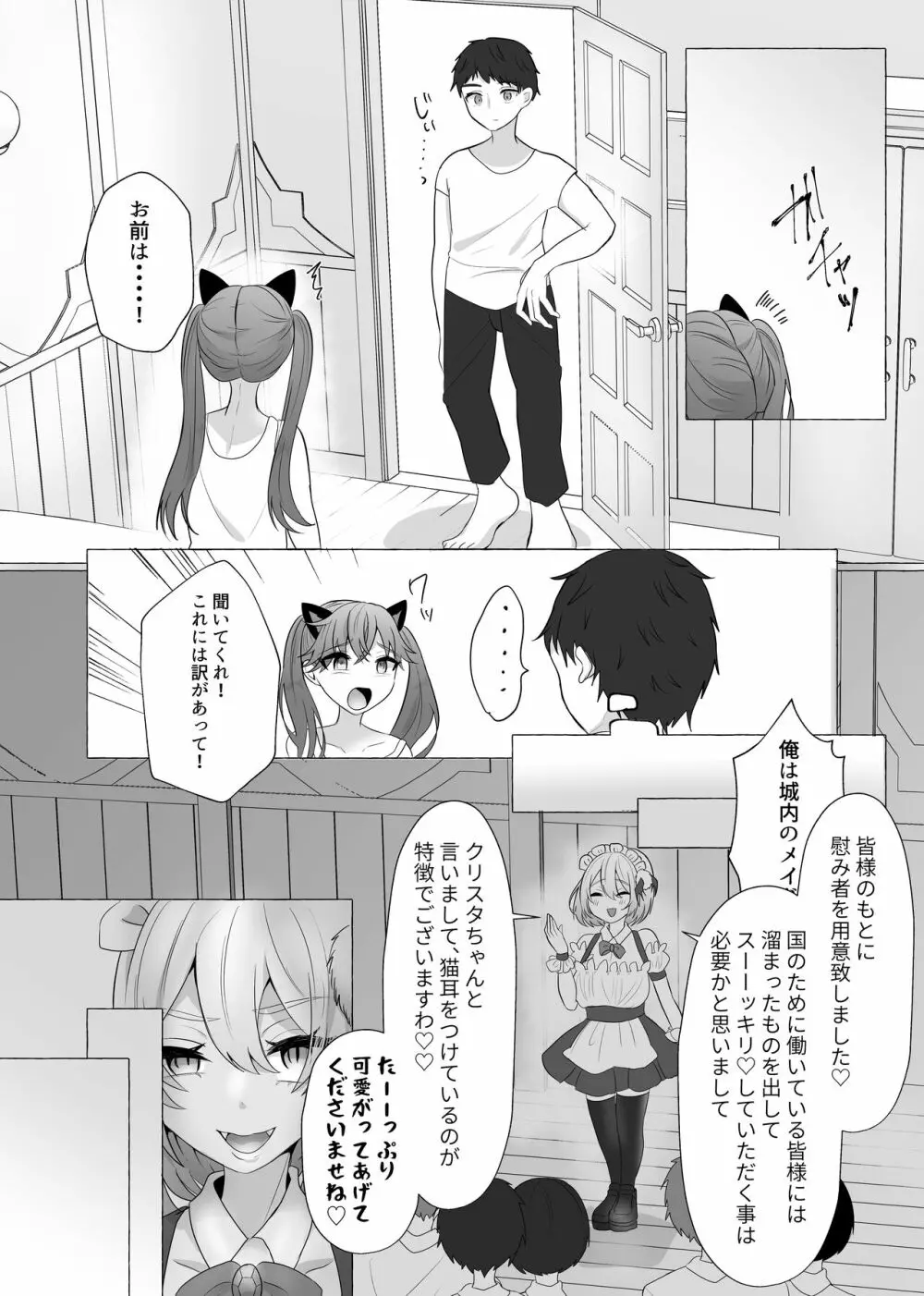 戦士の俺がメス猫娼婦になんか絶対ならない! Page.16