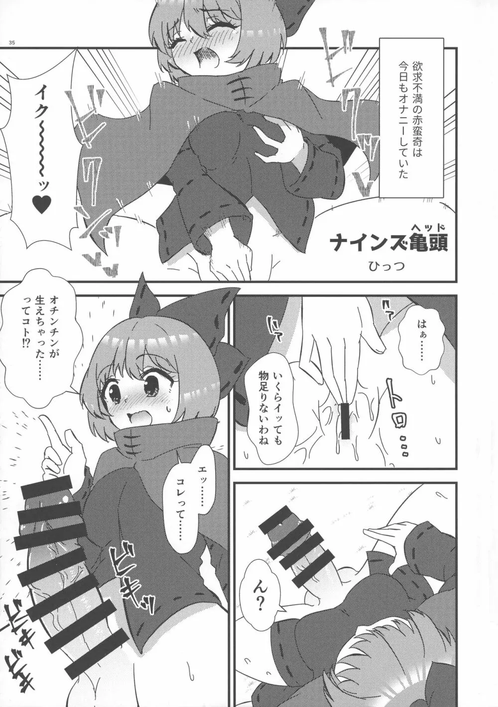 東方おちんぽ生えちゃった合同誌 東方Project Page.34