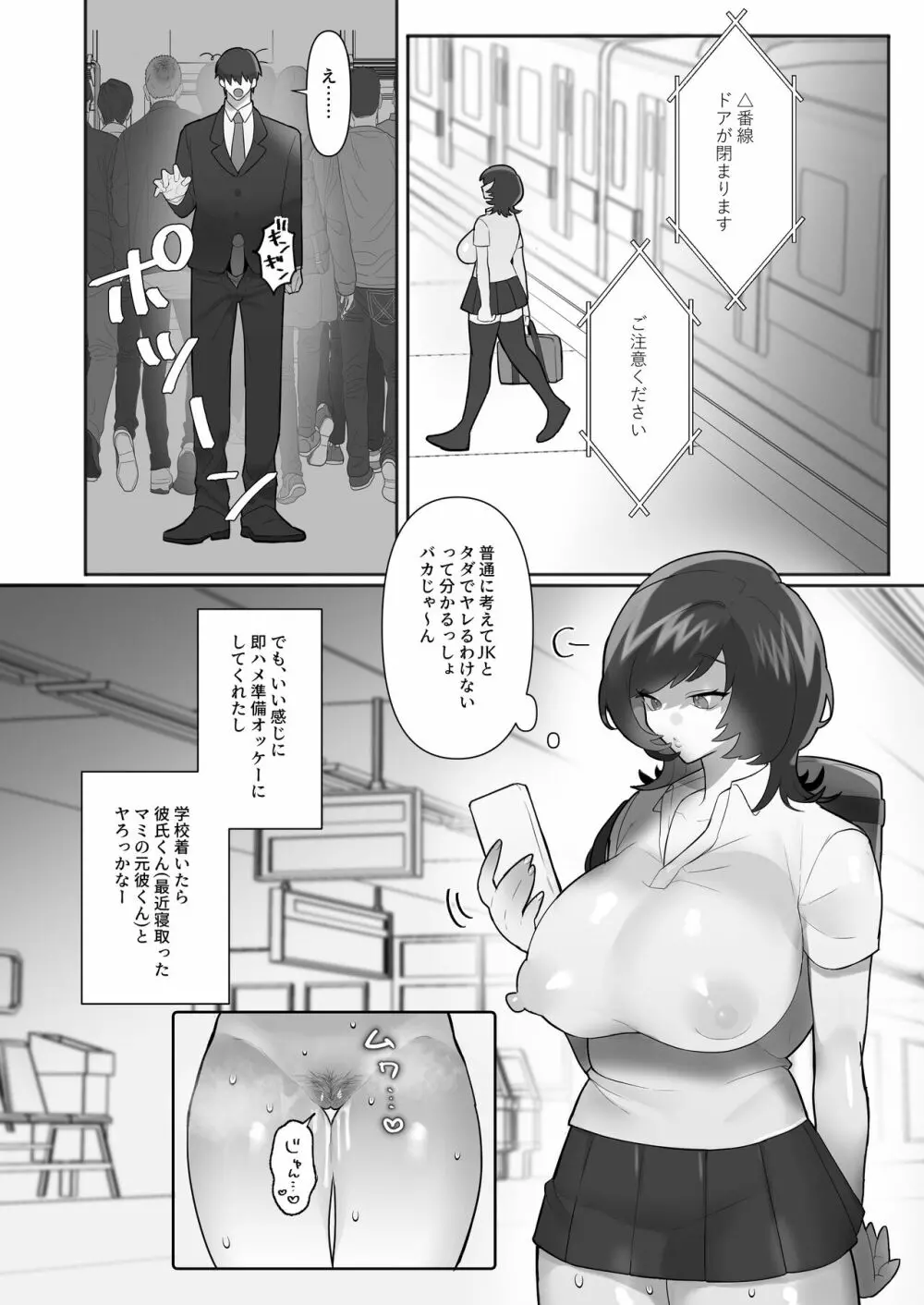 ビッチギャルの性生活 Page.9