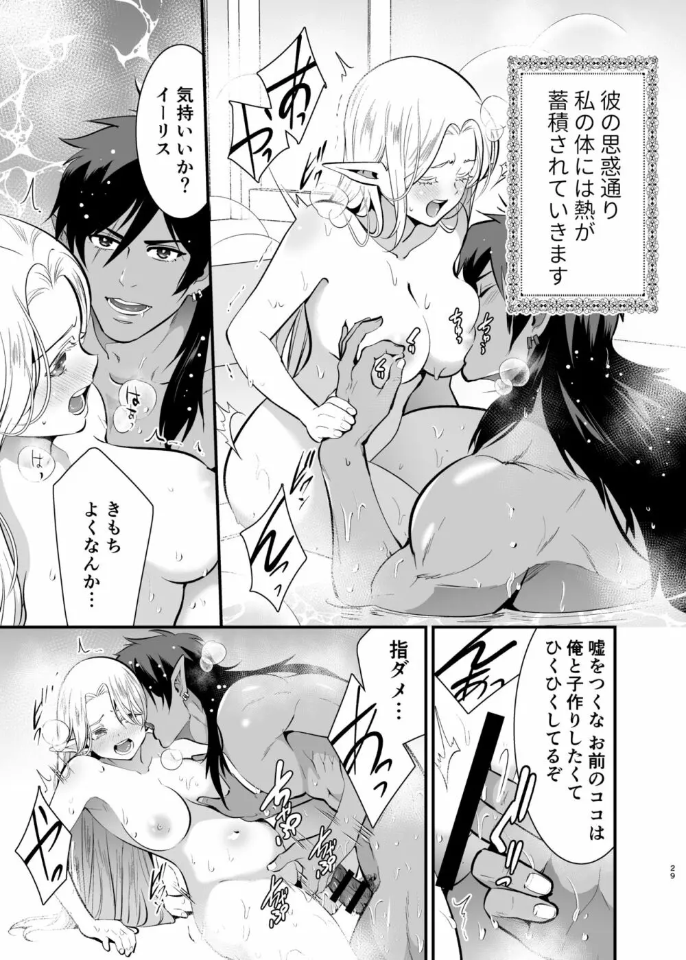 オークの花嫁 ~攫われエルフは快楽に堕ちる~ Page.28