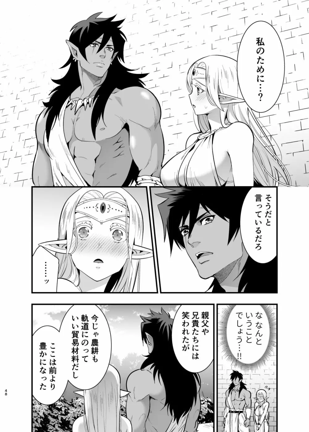 オークの花嫁 ~攫われエルフは快楽に堕ちる~ Page.47