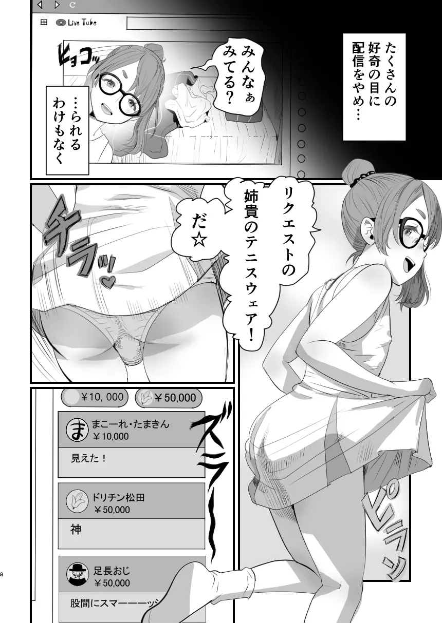 男の娘配信者投げ銭に乗せられてハメられちゃいました Page.8