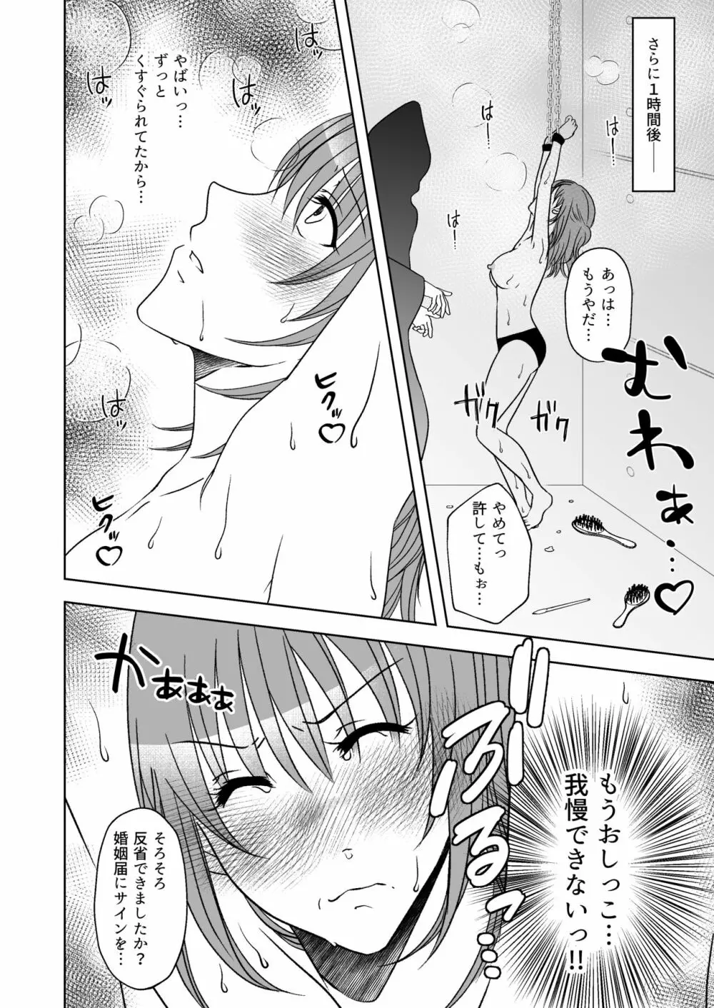 屈服ご指導闇サイト～結婚詐欺女のくすぐり責め Page.19