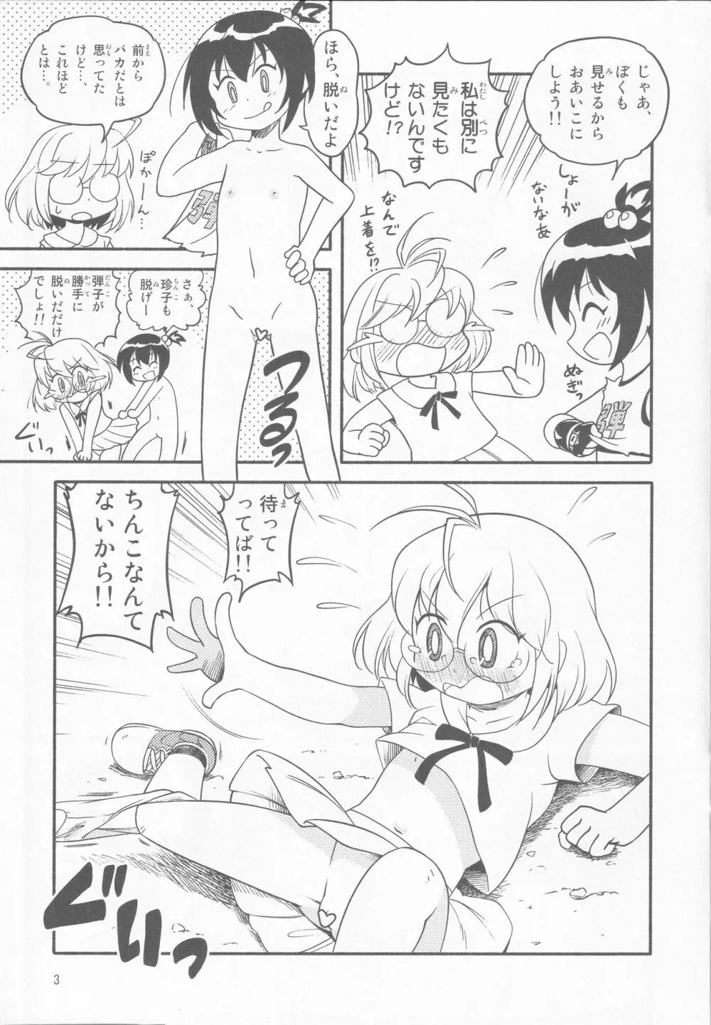 珍子にちんこはあるのかないのかそれが問題だ Page.3