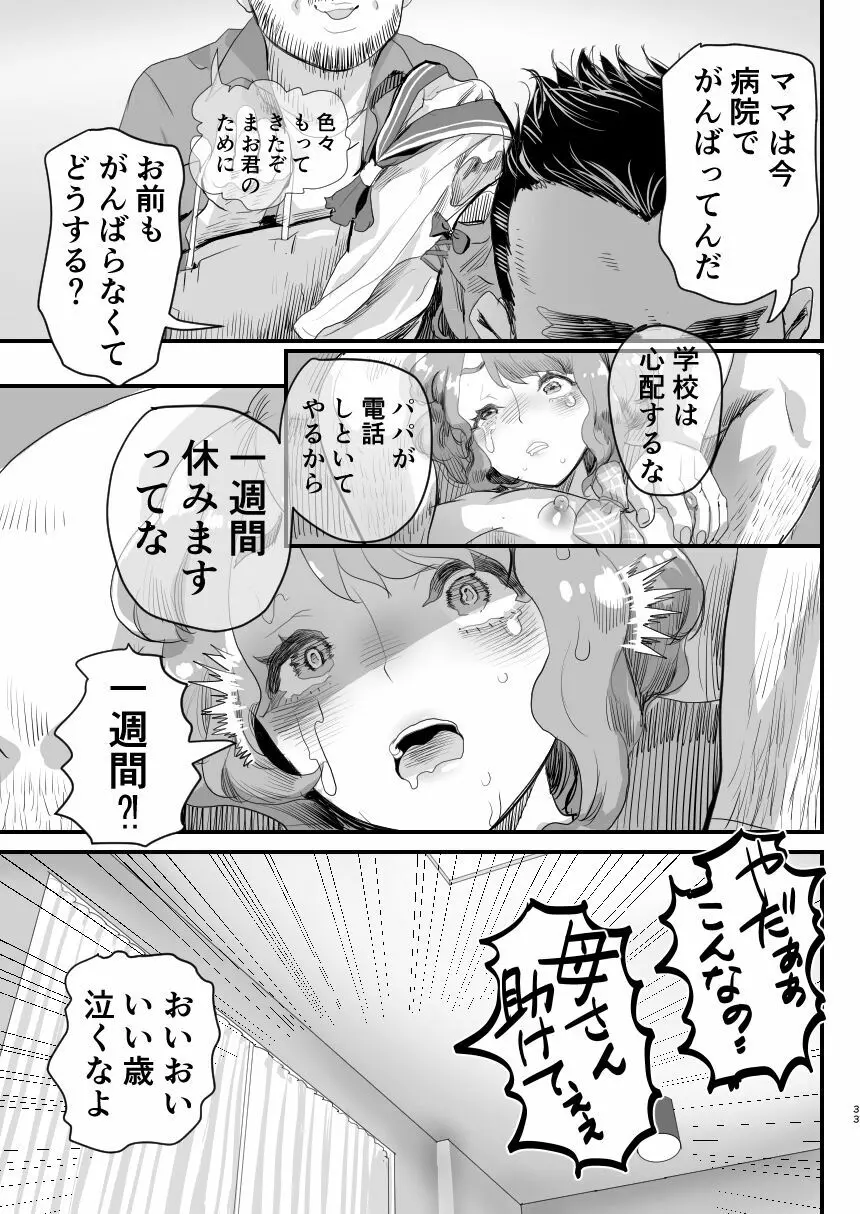 パパのオナホになれ!スケベ親父の餌食になった男の娘 Page.32