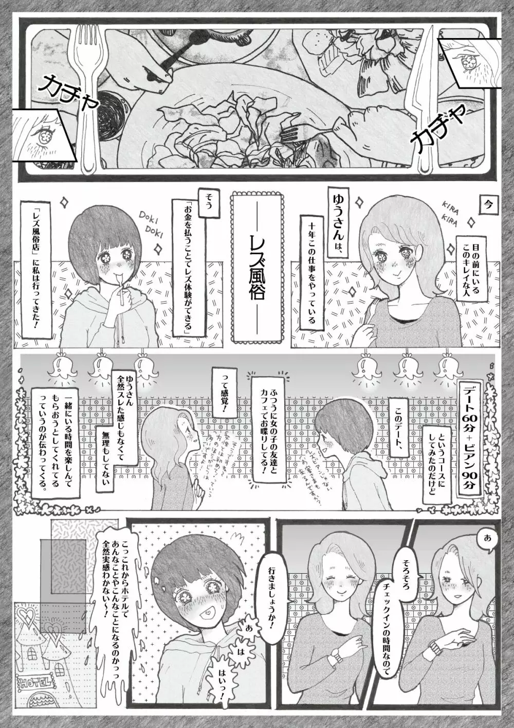 ルキノが今話題のレズ風俗に行ってみた Page.2