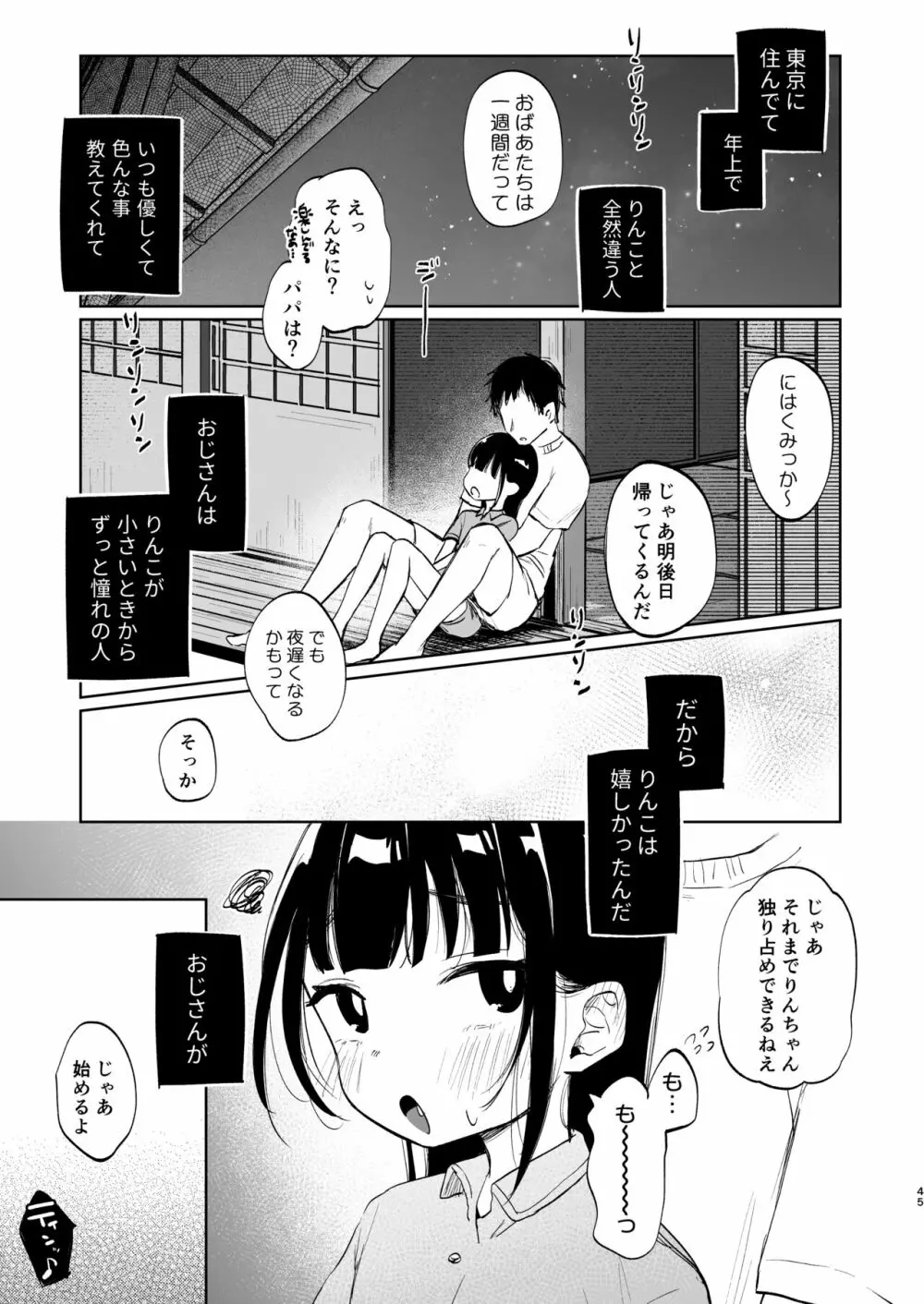 りんこと叔父さんの初めての夏休み Page.44