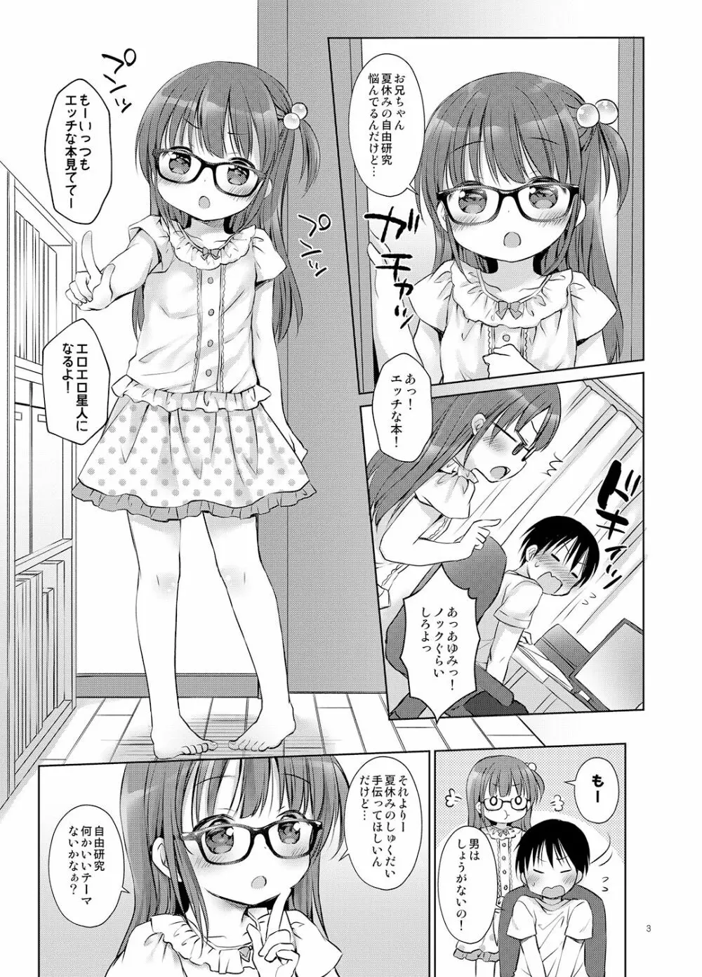 お兄ちゃんとセックスけんきゅう Page.3