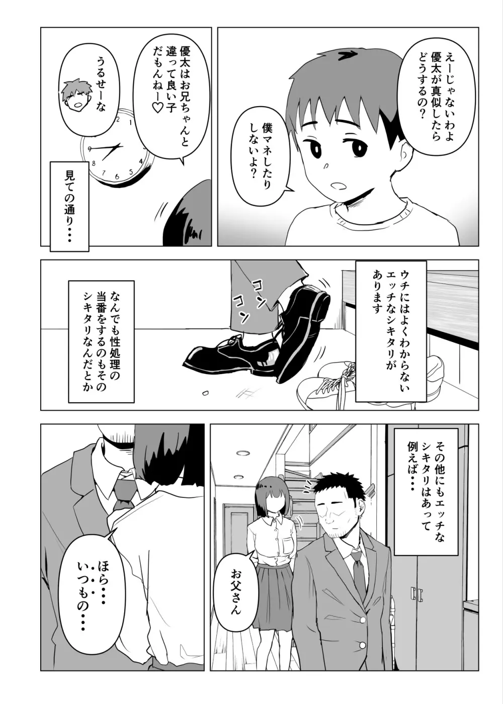 ウチでは家族セックスは常識らしい Page.9